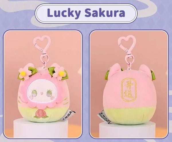 Đồ chơi nhồi bông Hộp Mù Lucky Emma Móc Khóa Thú Bông Hương Rừng Bí Ẩn Blind Box thiết kế động vật độc đáo dễ thương