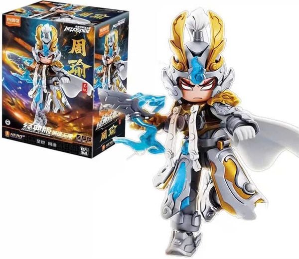 Hero Infinity Armor Version 23 Zhou Yu Suit Chu Du Blokees 85034 mô hình lắp ráp đẹp mắt cử động tạo dáng linh hoạt