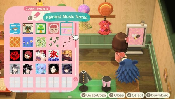 Instructions on how to play Animal Crossing New Horizons Custom Design Portal