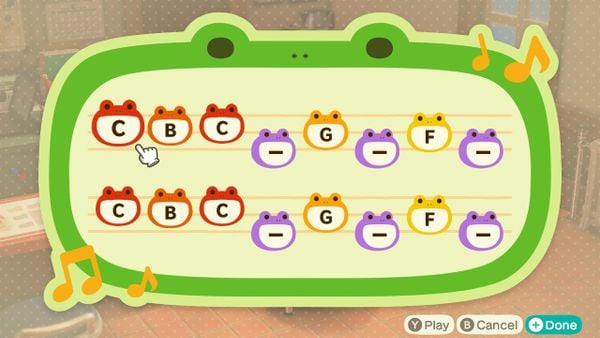 Instructions on how to play Animal Crossing New Horizons Island Tune