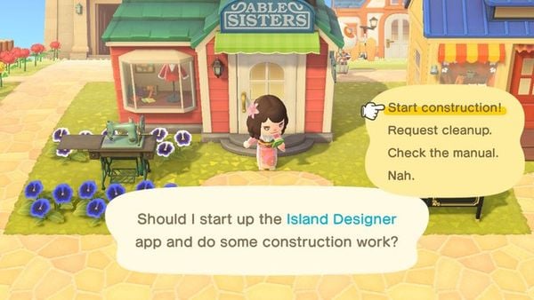 Instructions on how to play Animal Crossing New Horizons Redesign the island