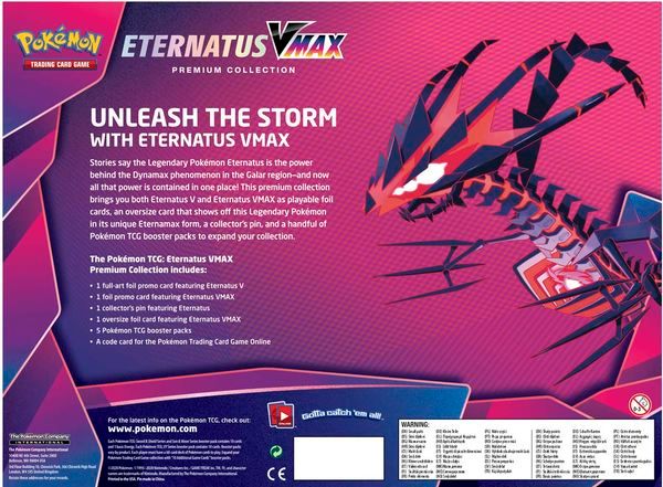hướng dẫn chơi bài Pokemon Eternatus VMAX Premium Collection