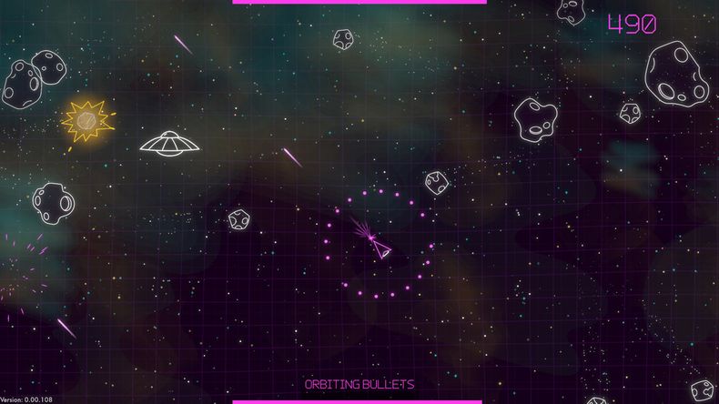 hướng dẫn chơi game Asteroids Recharged