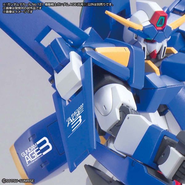 hướng dẫn dán Gundam Decal 121 Mobile Suit Gundam AGE Multiuse 1