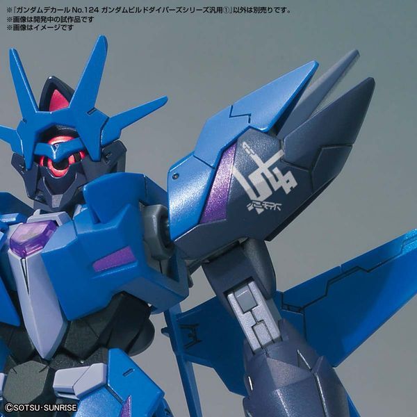 hướng dẫn dán Gundam Decal 124 Gundam Build Divers Multiuse 1