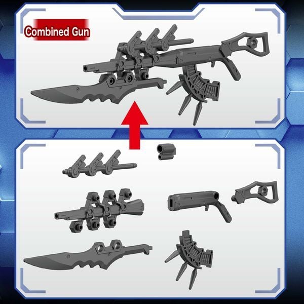 hướng dẫn ráp Customize Weapons Fantasy Weapon 30MM 1/144
