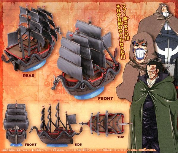 hướng dẫn ráp mô hình tàu Dragon's Ship One Piece Grand Ship Collection