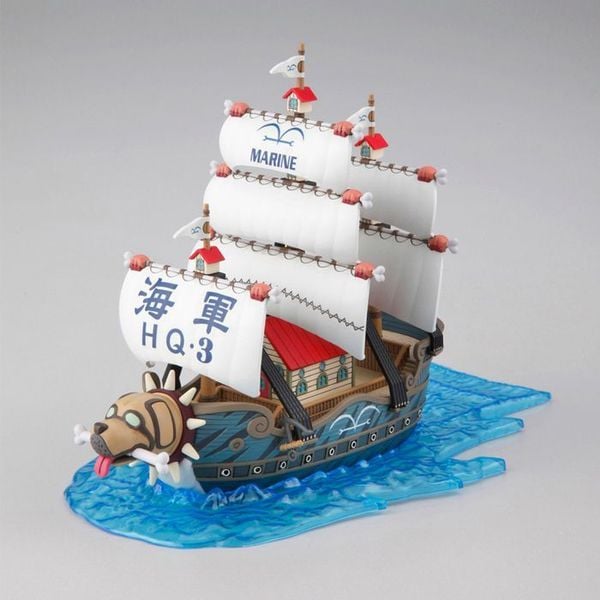 hướng dẫn ráp Garp's Warship One Piece Grand Ship Collection