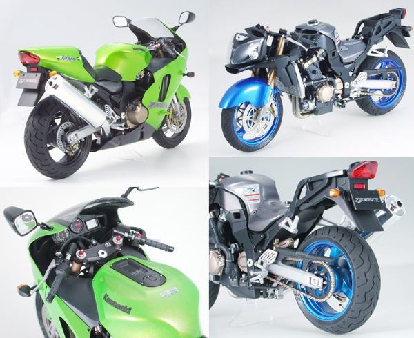 Mô hình xe mô tô 1/12 Kawasaki Ninja ZX-12R Tamiya 14084 - - Game & Hobby