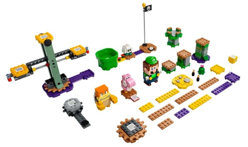 hướng dẫn ráp Lego Super Mario Adventures luigi
