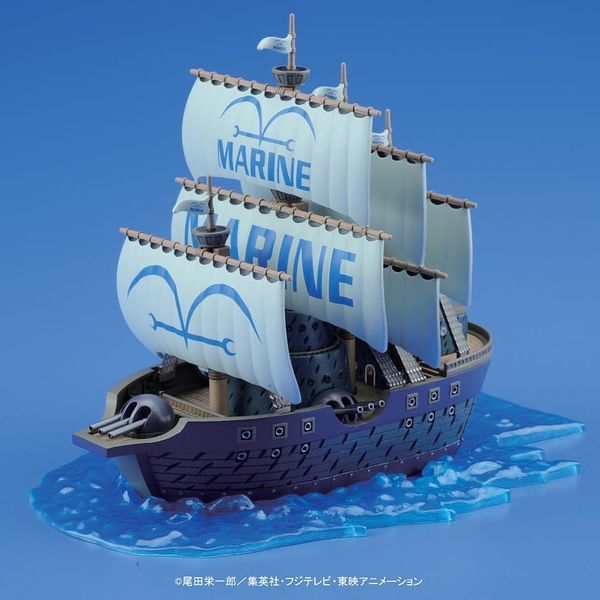 hướng dẫn ráp mô hình Marine Warship One Piece Grand Ship Collection