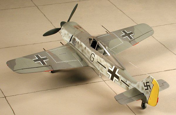 hướng dẫn ráp mô hình máy bay Focke-Wulf Fw190 A-3 1/72 Tamiya 60766