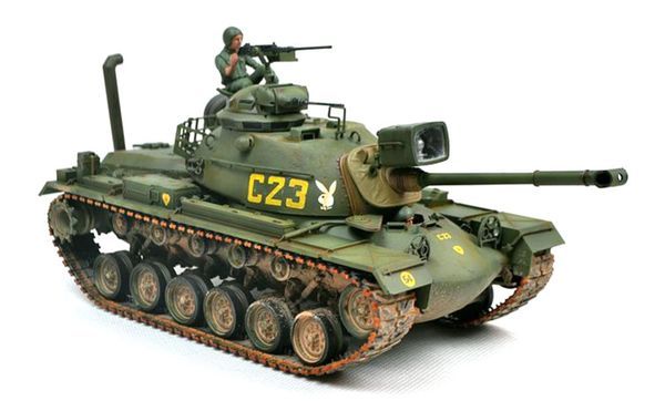hướng dẫn ráp mô hình xe tăng US M48A3 Patton 1/35 Tamiya 35120