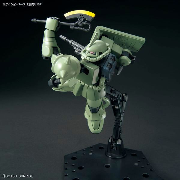 hướng dẫn ráp robot MS-06 Zaku II New Ver. HGUC 1/144 Gundam Bandai