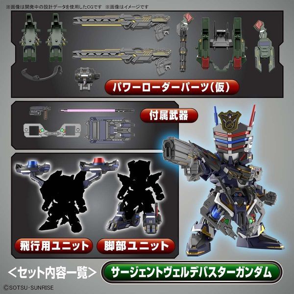 hướng dẫn ráp Sergeant Verde Buster Gundam DX Set - SDW Heroes Bandai