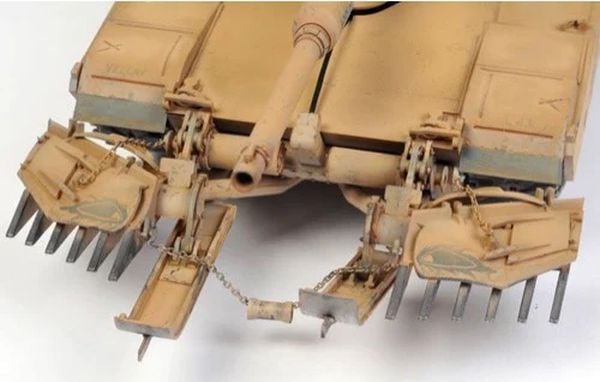hướng dẫn ráp mô hình U.S. M1A1 Abrams with Mine Plow 1/35 Tamiya 35158