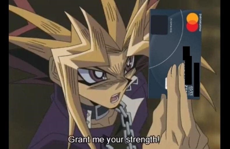 I activate my credit card Yugioh