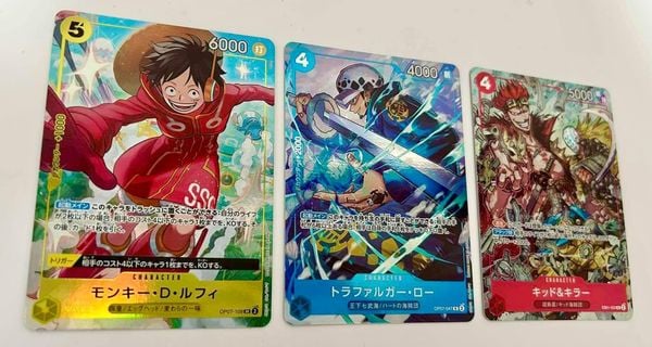 hướng dẫn chơi đấu bài Bài One Piece Card Game The 3 Captains Card Pack 2024 V Jump Special