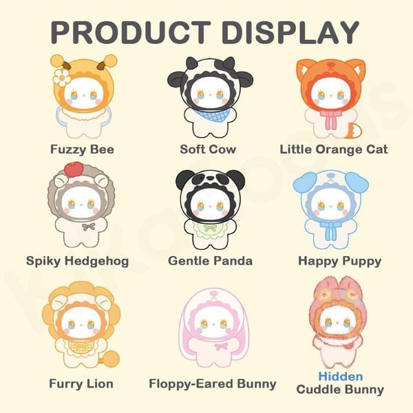 Tạo thêm niềm vui với Hộp Mù Thú Bông Emma Fuzzy Family Squishy RE78 đầy bất ngờ và thú vị