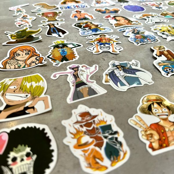 Hình dán sticker One Piece Vol 1 50 cái giúp bạn biến mọi món đồ thường ngày thành phụ kiện mang đậm chất anime