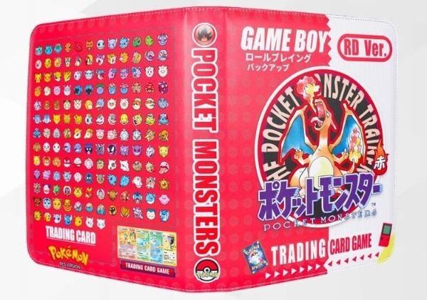 Album Binder đựng bài Pokemon TCG Game Boy Collection Red 9 ngăn nShop giao hàng toàn quốc