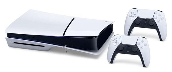 Máy chơi game PlayStation 5 Slim Dualsense Bundle hai tay cầm chính hãng Sony Việt Nam tương thích ngược chơi được game ps5 ps4 hỗ trợ nhiều tựa game trải nghiệm tốt