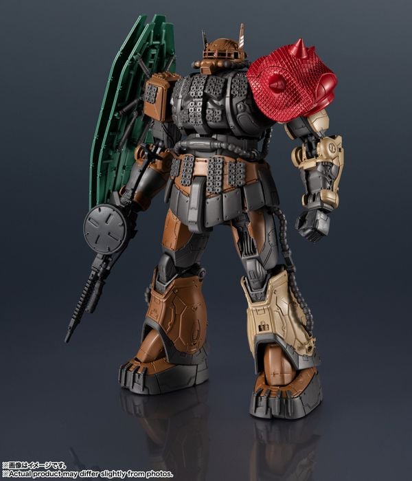 Gundam Universe Zaku II Unidentified Type Solari mô hình robot Bandai với thiết kế siêu chi tiết