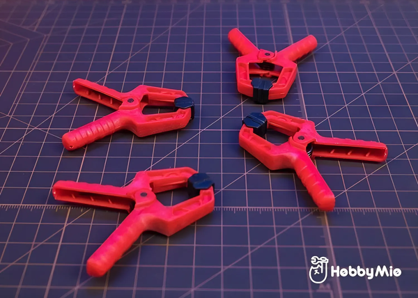 Phụ kiện Bộ 4 kẹp hỗ trợ giữ cố định chi tiết mô hình chống trượt Hobby Mio