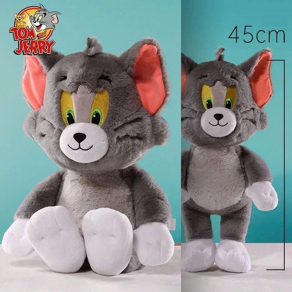 Gấu Bông Tom & Jerry - Mèo Tom 45cm với chất liệu bền đẹp, thiết kế tinh tế, làm hài lòng cả người mua và người tặng ở mọi lứa tuổi