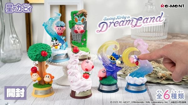 Shop hobby bán Mô hình Kirby Swing Kirby in Dream Land Blind Box trang trí trưng bày góc học tập làm việc phòng khách phòng ngủ