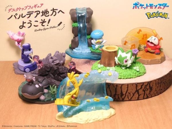 Shop hobby bán Mô hình Pokemon DesQ Desktop Figure Paldea Blind Box trang trí trưng bày góc học tập làm việc phòng khách phòng ngủ