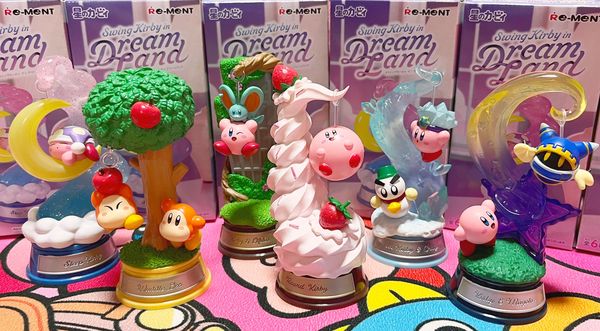 Cửa hàng chuyên bán Kirby Swing Kirby in Dream Land Blind Box Mô hình chính hãng Re-Ment ngẫu nhiên mua trang trí trưng bày làm quà tặng