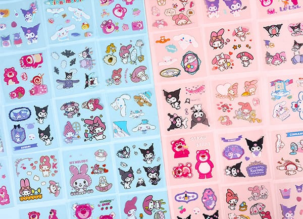 Mua hình dán sticker trong suốt chống nước giá rẻ nhân vật Sanrio dễ thương