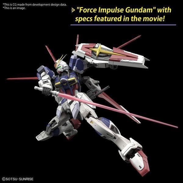 mô hình Force Impulse Gundam Spec II RG 1/144 Gundam Seed Freedom Nhật Bản