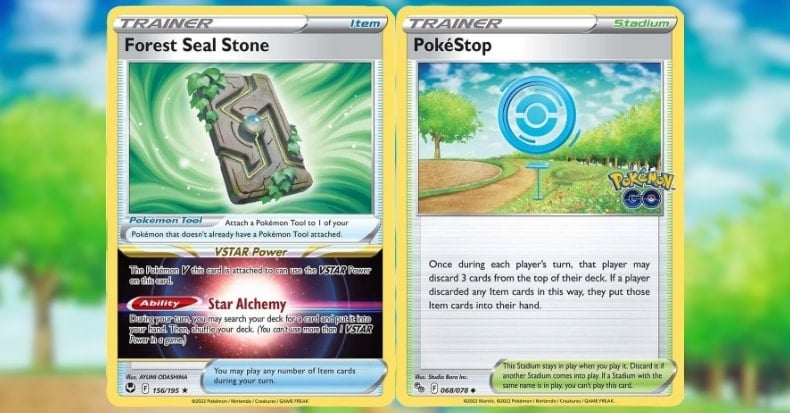 Mua thẻ Pokemon chính hãng Forest Seal Stone & PokéStop