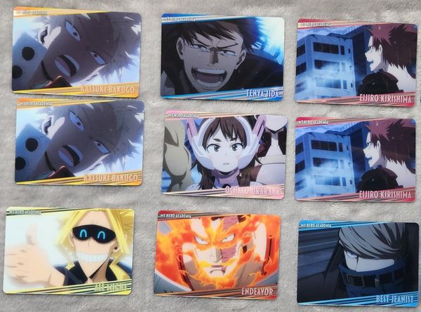 Thẻ bài My Hero Academia Metallic Card Collection Vol. 5 chính hãng mở random ngẫu nhiên thú vị mua làm quà tặng fan người hâm mộ