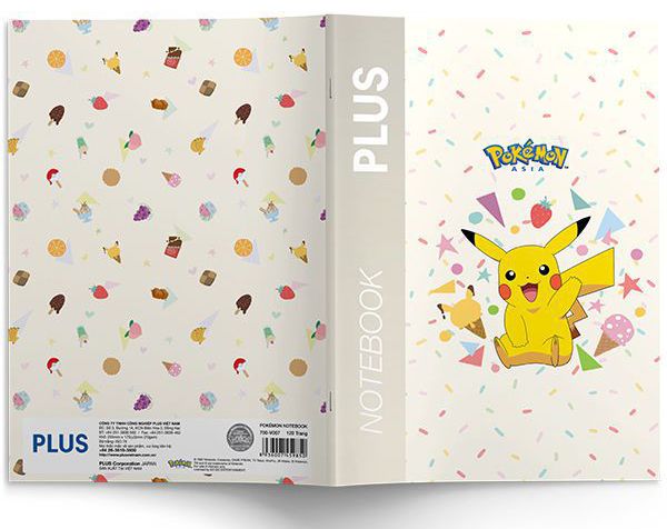 Mua Tập học sinh Notebook B5 Pikachu kẻ ngang 120 trang màu kem giá tốt nhất cho bé