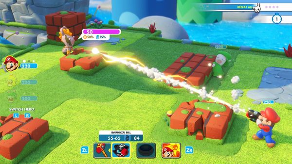 Mario Rabbids Kingdom Battle Game chiến thuậg giá rẻ trên Nintendo Switch