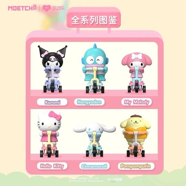 Mô Hình Moetch Sanrio Scooters Blind Box khui hộp mù siêu hot phần thưởng đẹp mắt hấp dẫn