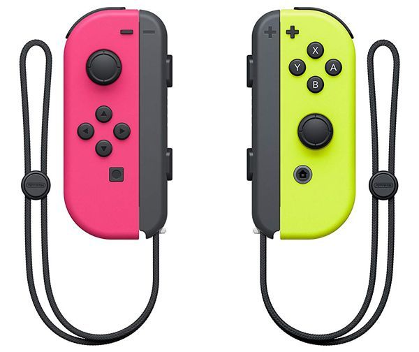 joycon neon pink yellow Super Mario Party cho Nintendo Switch