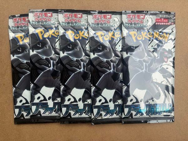 Pokemon TCG SV11B Black Bolt Booster Pack Tiếng Nhật gói bài giúp bạn nâng cấp bộ sưu tập với các thẻ bài hiếm
