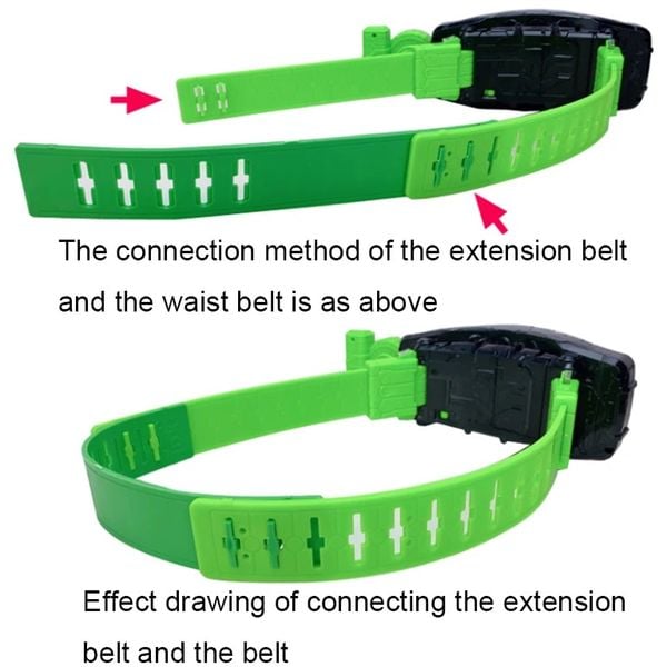 Dây nối dài thắt lưng biến hình Belt Kamen Rider phụ kiện mở rộng dễ sử dụng chất liệu nhựa cao cấp an toàn