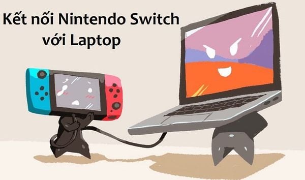 connect the Nintendo Switch to the laptop