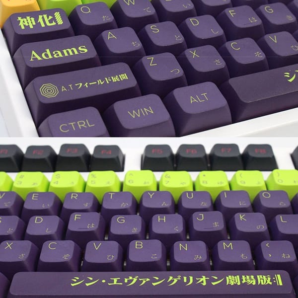 Keycap phím cơ hình Rebuild of Evangelion XDA 135 nút giá tốt