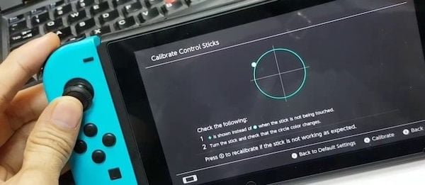 Kiểm tra analog joycon máy Switch cũ