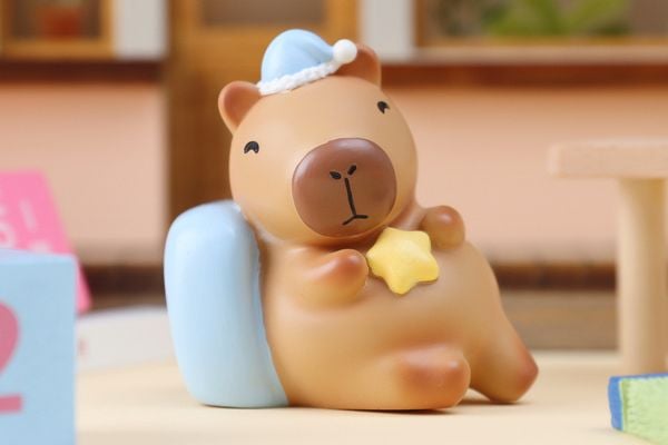 Thế giới đồ chơi bán Mô hình chuột lang nước Capybara Kapybara Working Week Blind Box hộp mù ngãu nhiên chi tiết màu sơn đẹp mắt giá rẻ