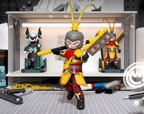 Mô hình Hero Infinity Model Kit Armor Version 05 Monkey King Mythical Aspect có nhiều màu đặc biệt