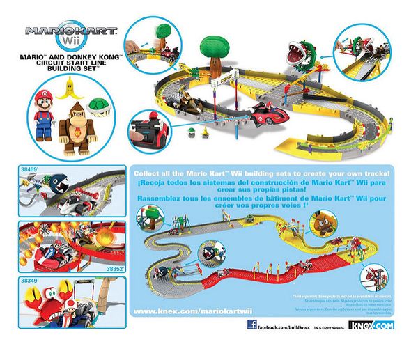 KNEX MARIO AND DONKEY KONG CIRCUIT START LINE BUILDING SET