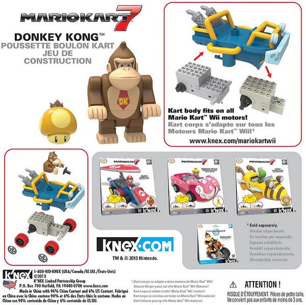 KNEX MARIO KART 7 DONKEY KONG BOLT BUGGY