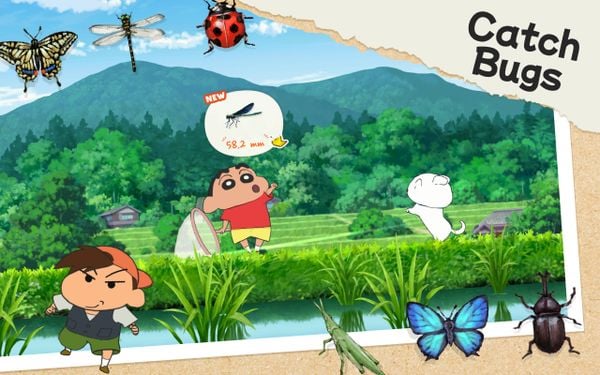 Crayon Shin-Chan Shiro of Coal Town cho Nintendo Switch game phiêu lưu hay hấp dẫn đồ họa dễ thương